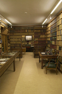 Blick in die groe Bibliothek